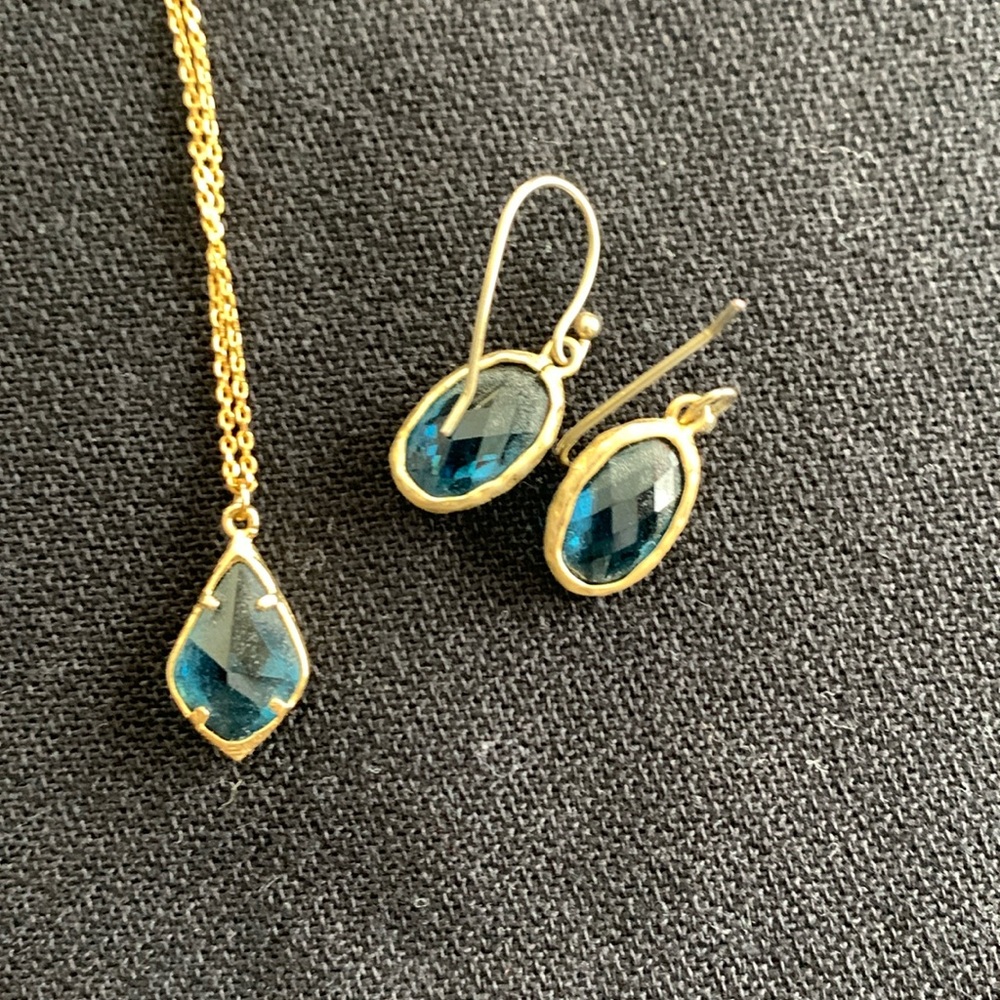 Necklace and earrings